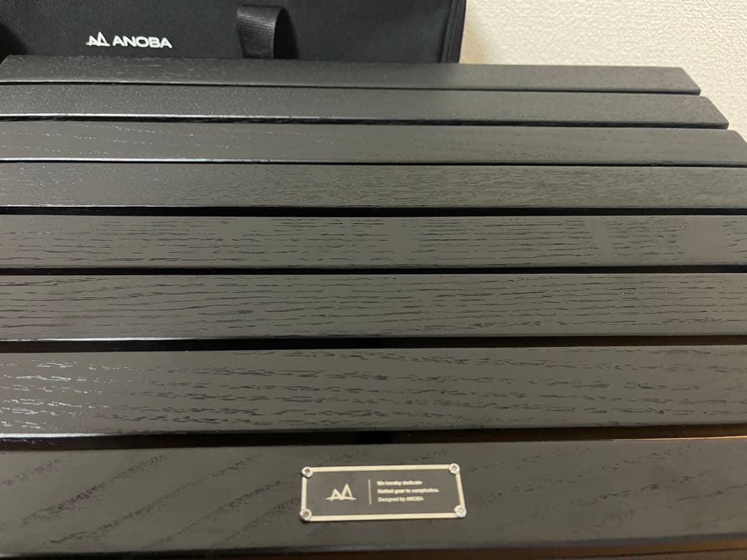ANOBA BLACK EDITION ウッドラック2段