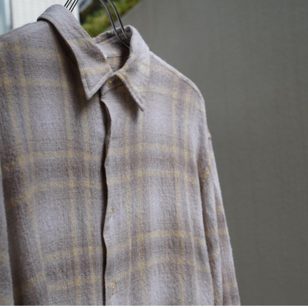 コバーン AURALEE オーラリー AIRY WOOL CHECK
