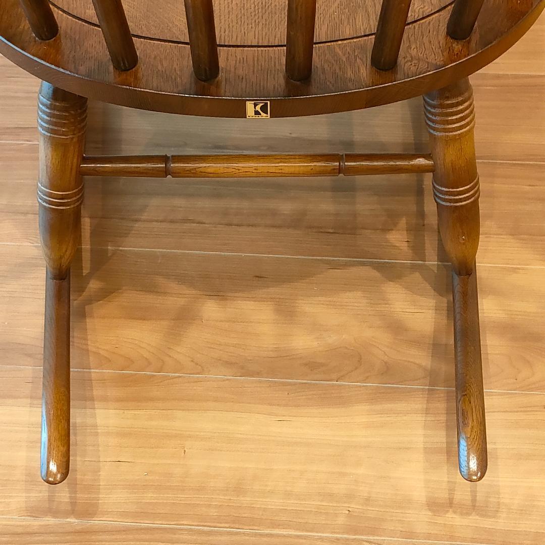 美品　飛騨産業　ロッキングチェア　穂高　キツツキ