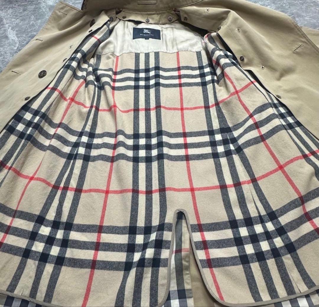 美品バーバリートレンチコート　ベルト　ライナー　メガチェック