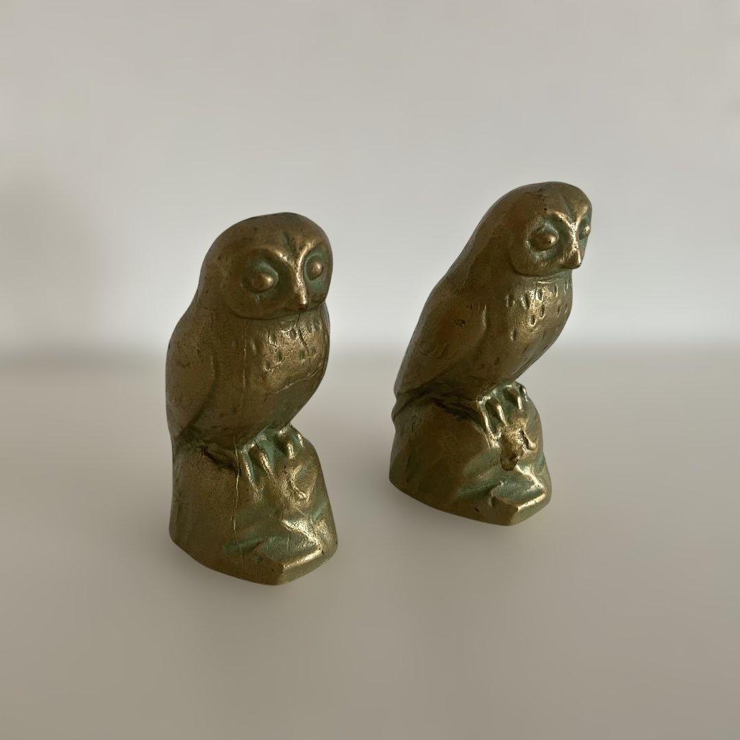フクロウ 置物