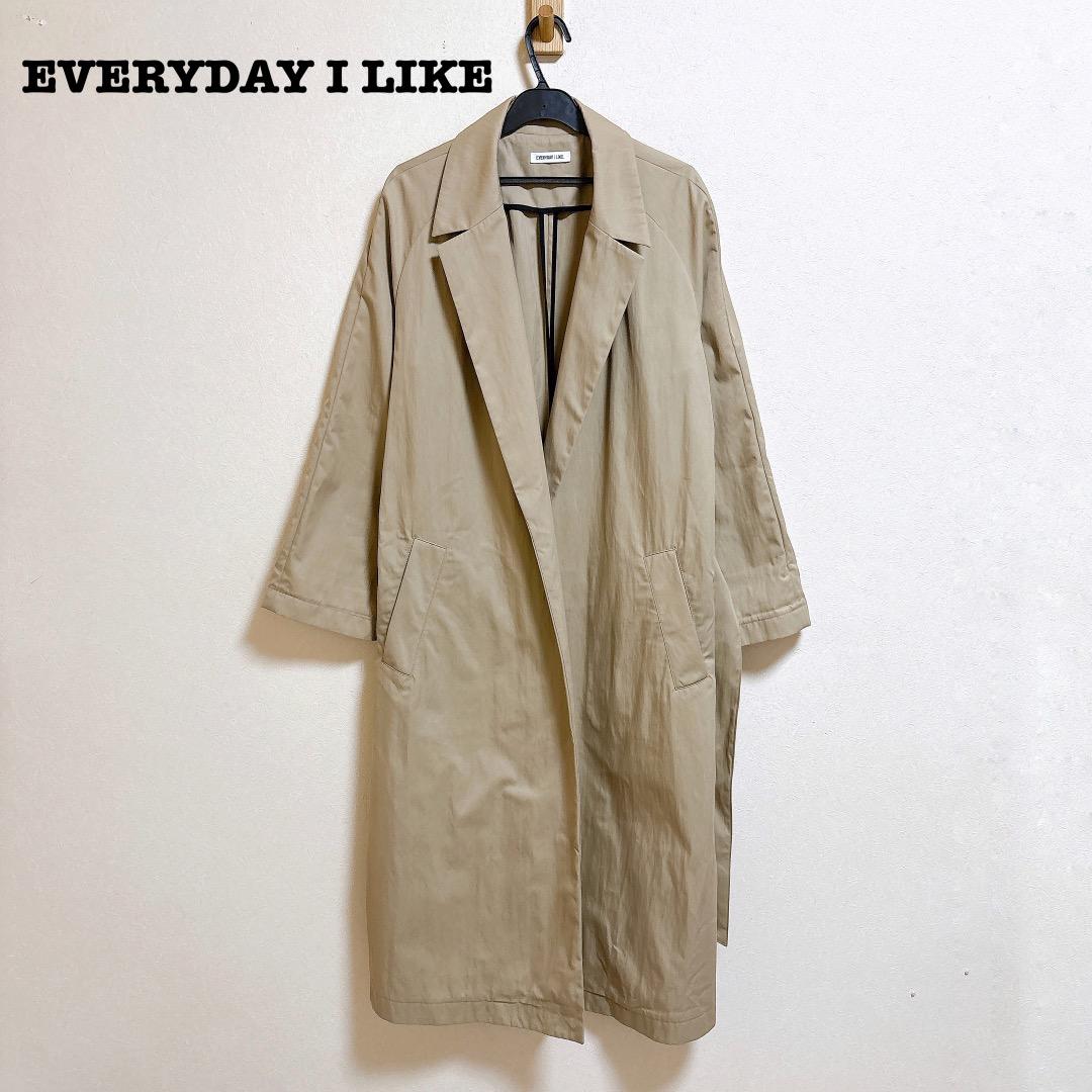 EVERYDAY I LIKE beste Co/Ny ロングトレンチコート