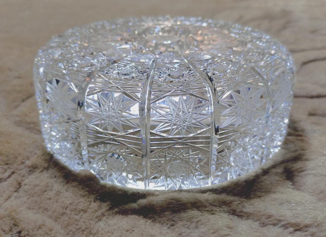 チェコボヘミア　灰皿 2個セット