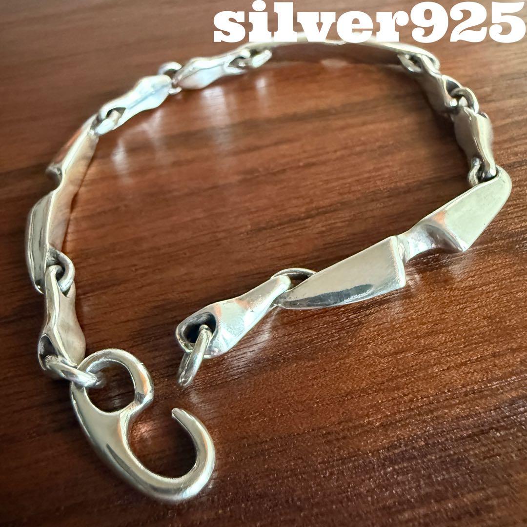 シルバー925無垢【新品】アローズブレスレットsilver925本物