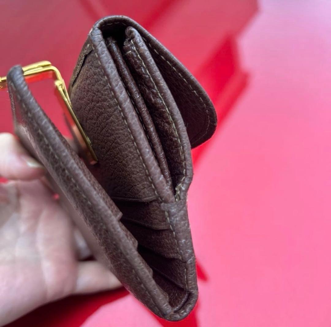 GUCCI 二つ折り財布 ブラウン