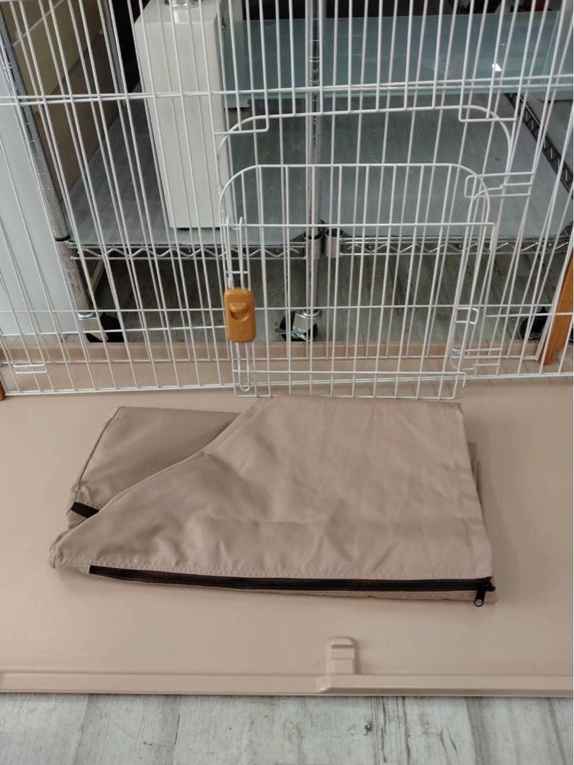 リッチェル　ペットケージ　120　屋根付　カバー付　4角木製　北九州市福岡市限定