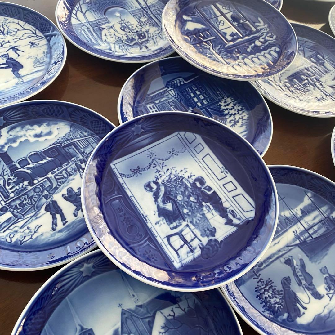 ロイヤルコペンハーゲン イヤープレート 1989〜2002年 14枚 まとめ売り