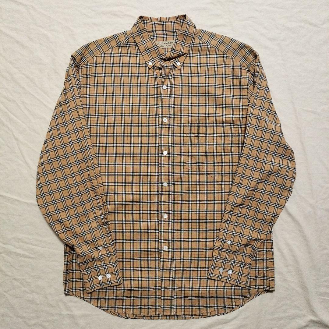 国内正規品 BURBERRY バーバリー ノヴァチェック柄 長袖BDシャツ L