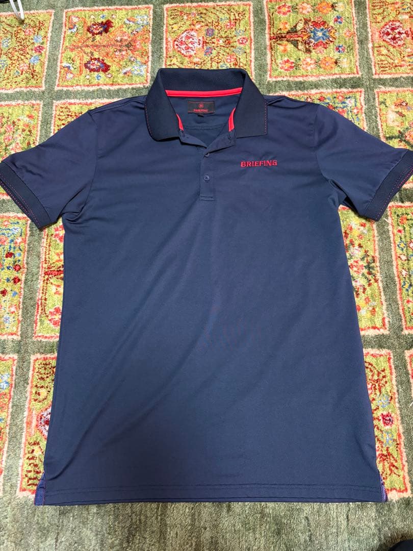 【即日発送】ブリーフィング　ポロシャツ　ネイビー
