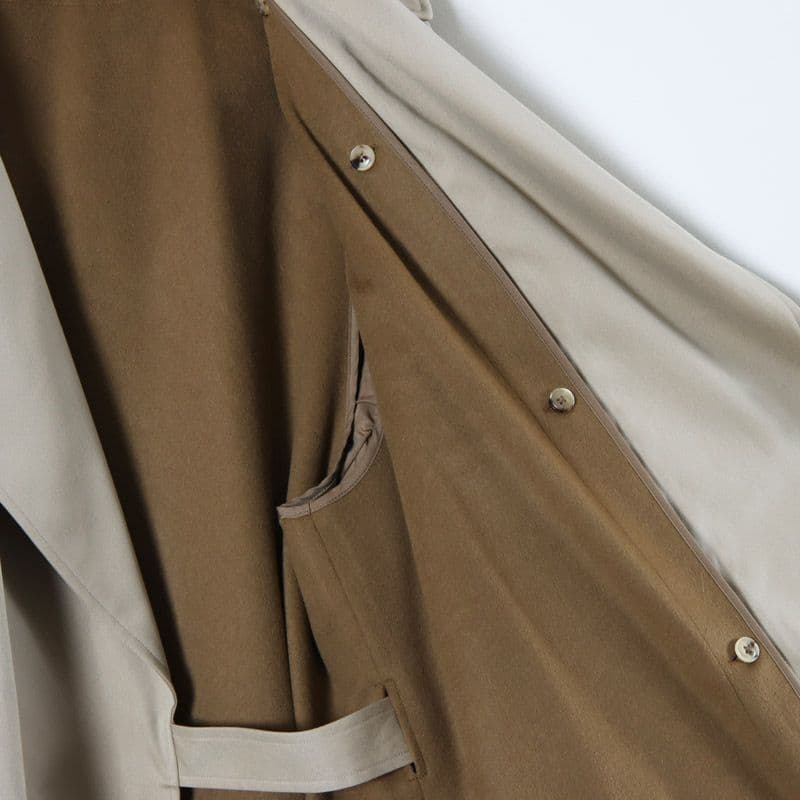 22AW COMOLI コットンギャバ タイロッケンコート