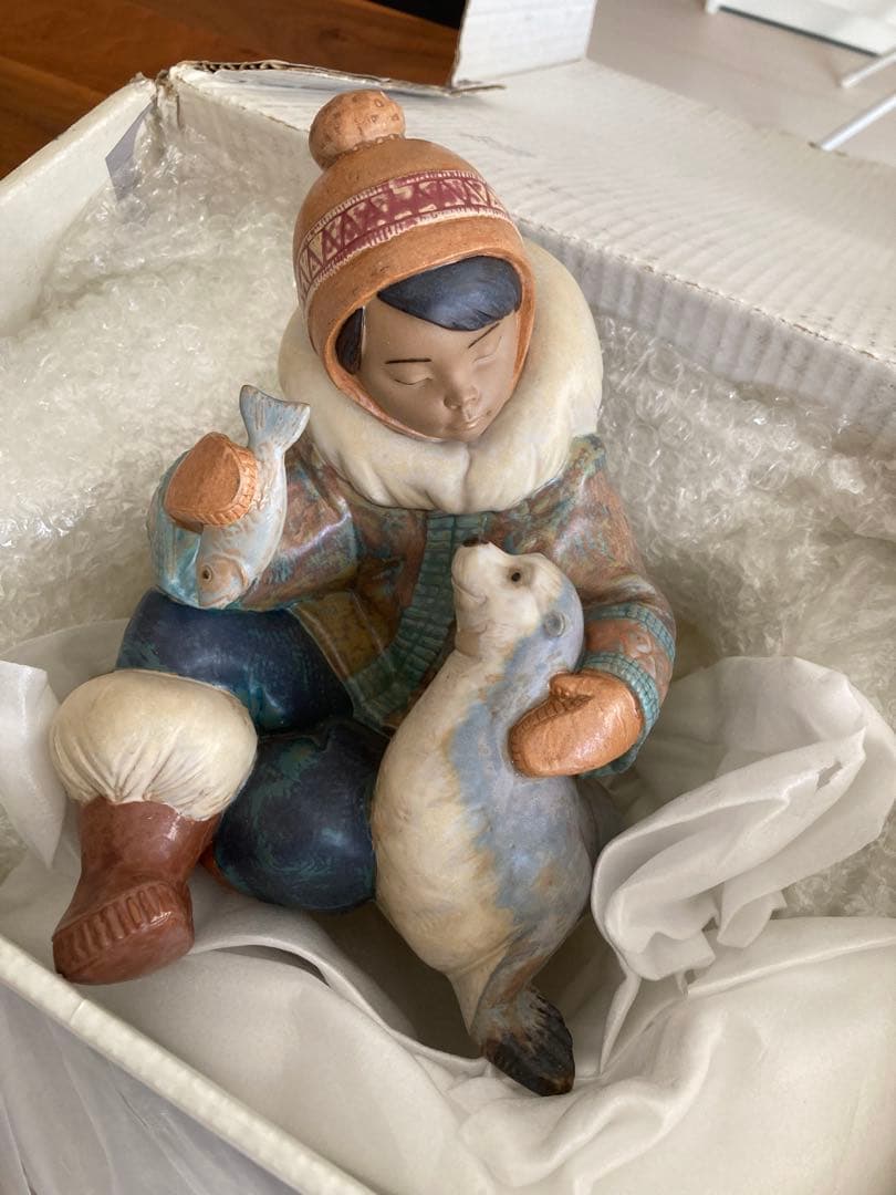 リヤドロ（グレス） エスキモーのおともだち　未使用品