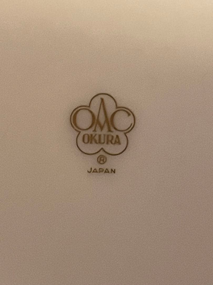 大人気22.5cm OKURA 6枚セット ロイヤルブルークラウン 瑠璃片葉金蝕