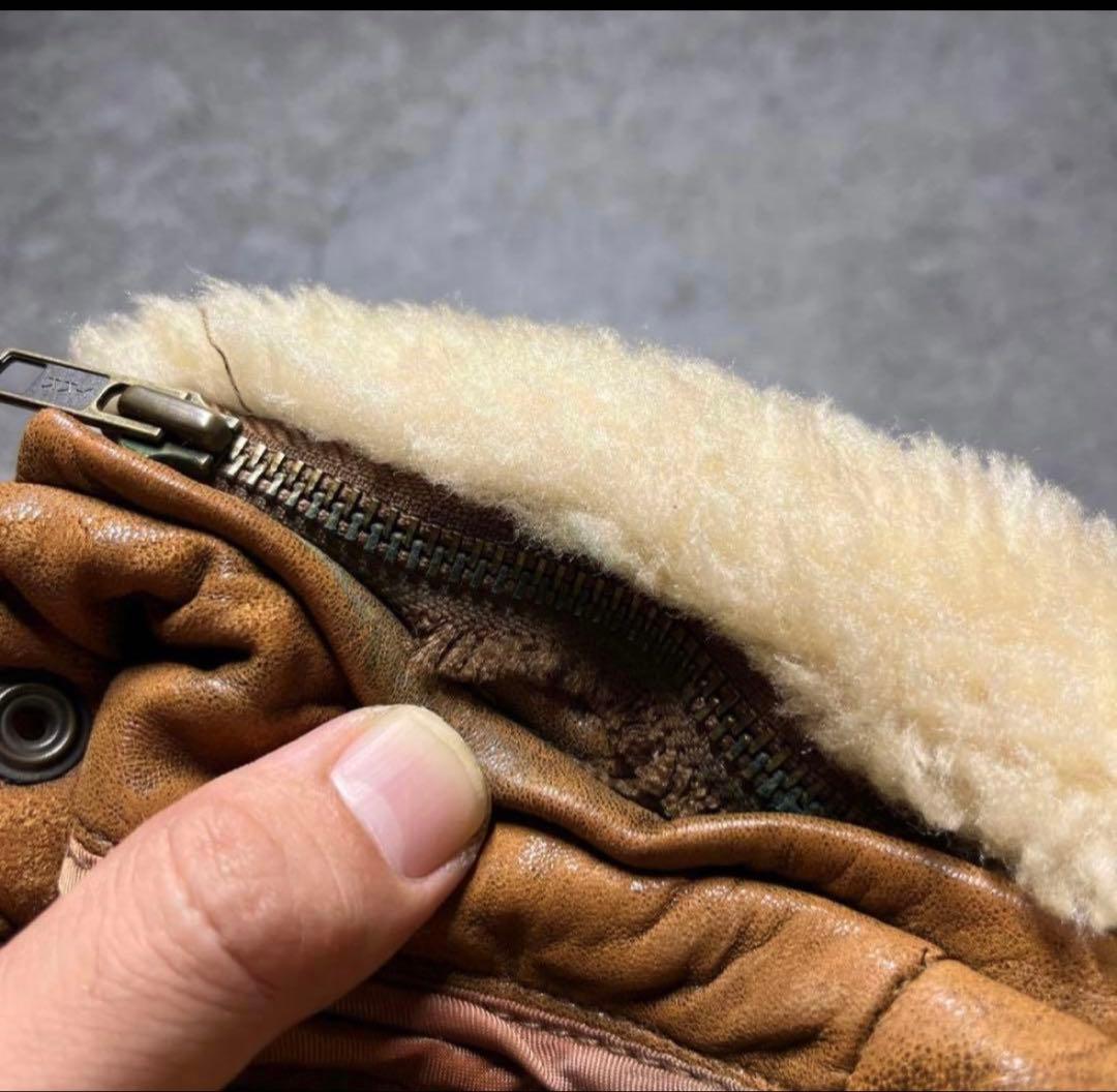 d*2様 90s ビンテージ G-1A-2フライトジャケットレ ザー 2way