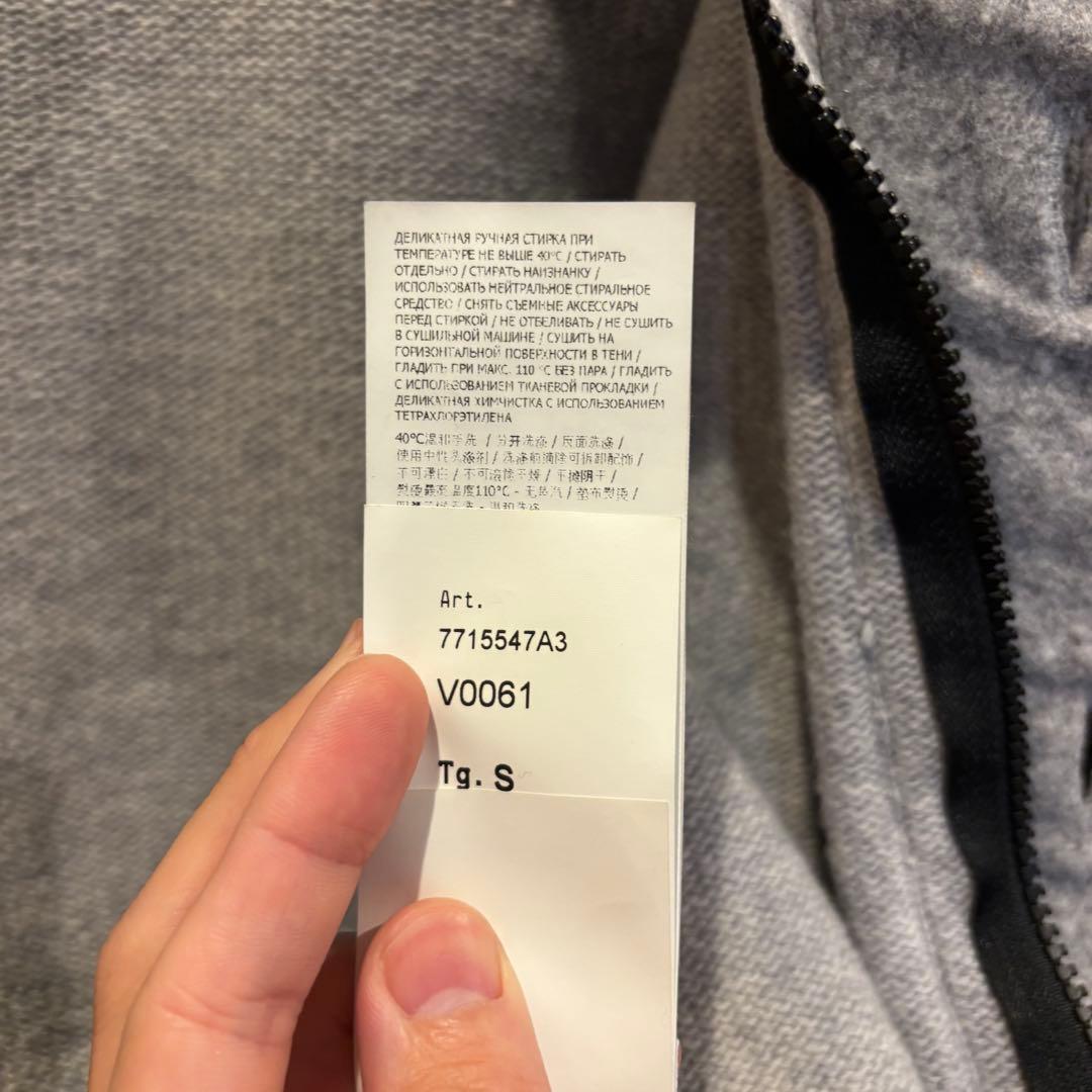 美品 Stone  ストーンアイランド ジップニット カーディガンS