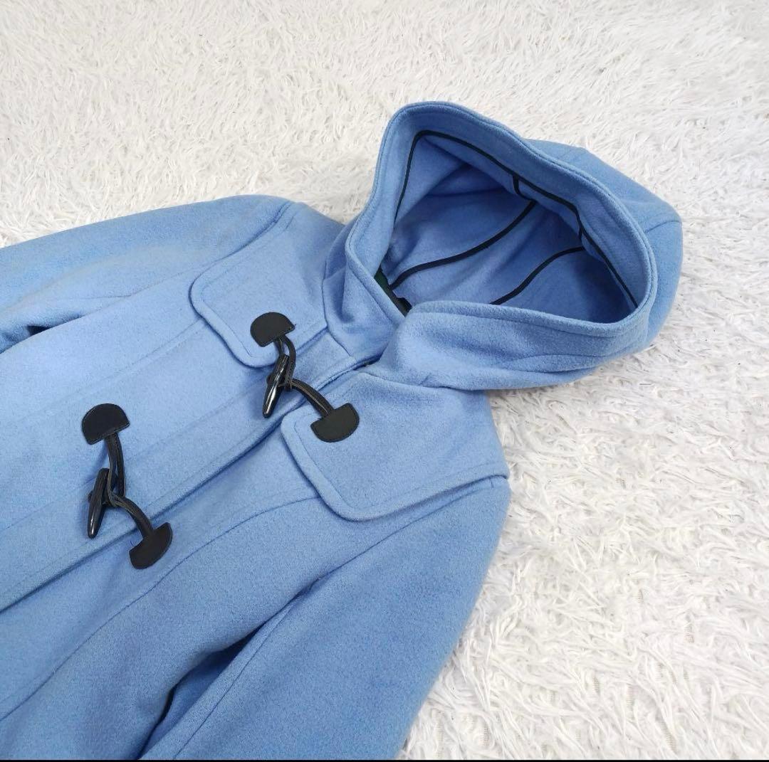 ブルーレーベル　ダッフルコート　ライトブルー　サイズ38