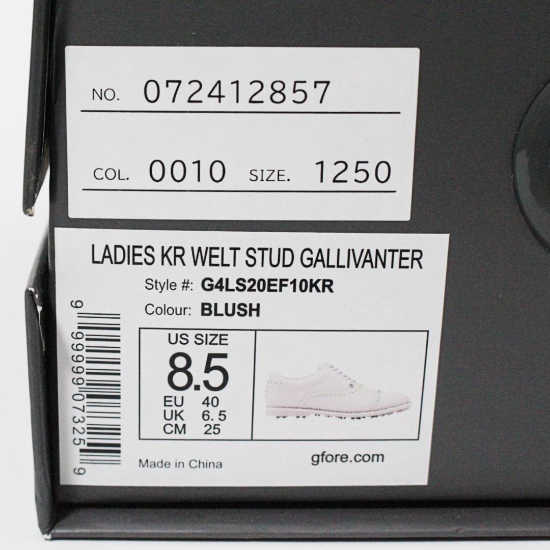 新品 G/FORE スタッズモデル 防水レザー ゴルフシューズ 25cm相当