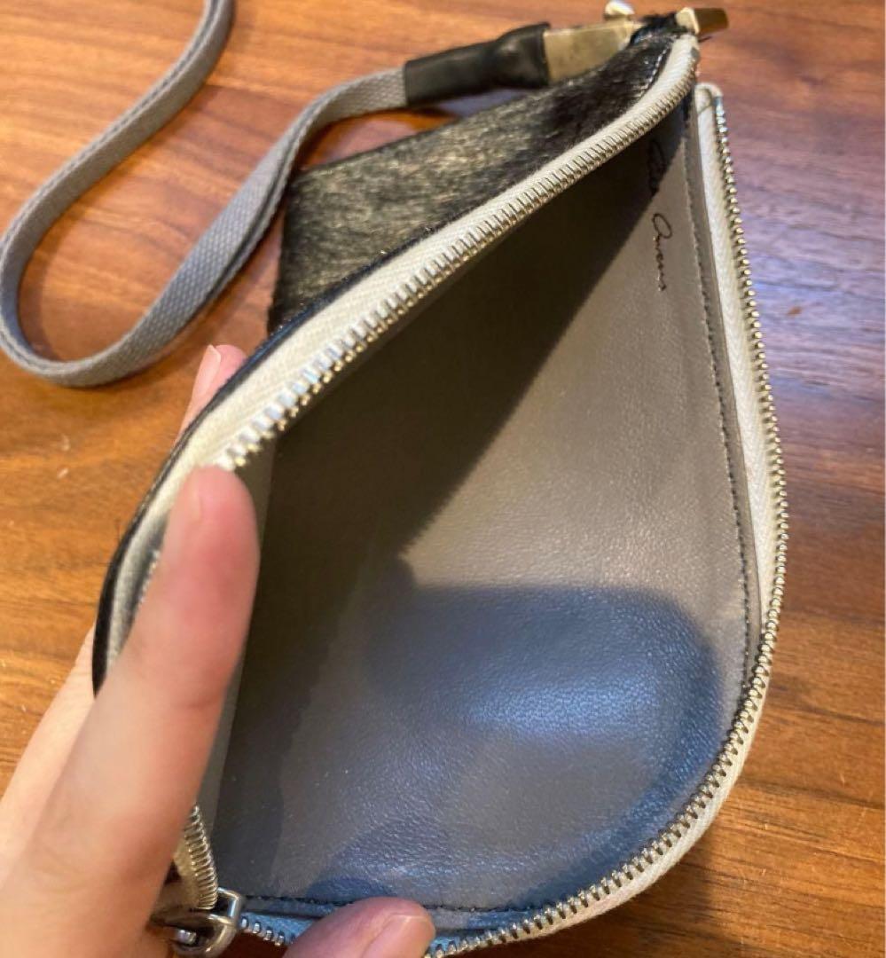 美品 リックオウエンス ネックウォレット ケース