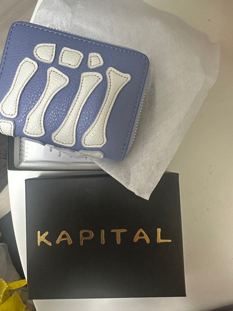 Kapital Bone レザー ウォレットラベンダー 財布 ボーン 骨
