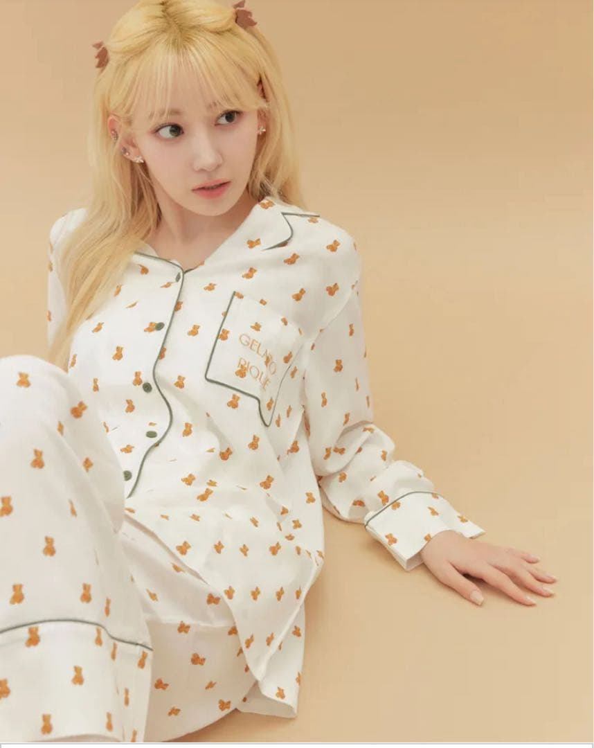 ジェラート ピケバリエーションパジャマシャツ・ロングパンツセット