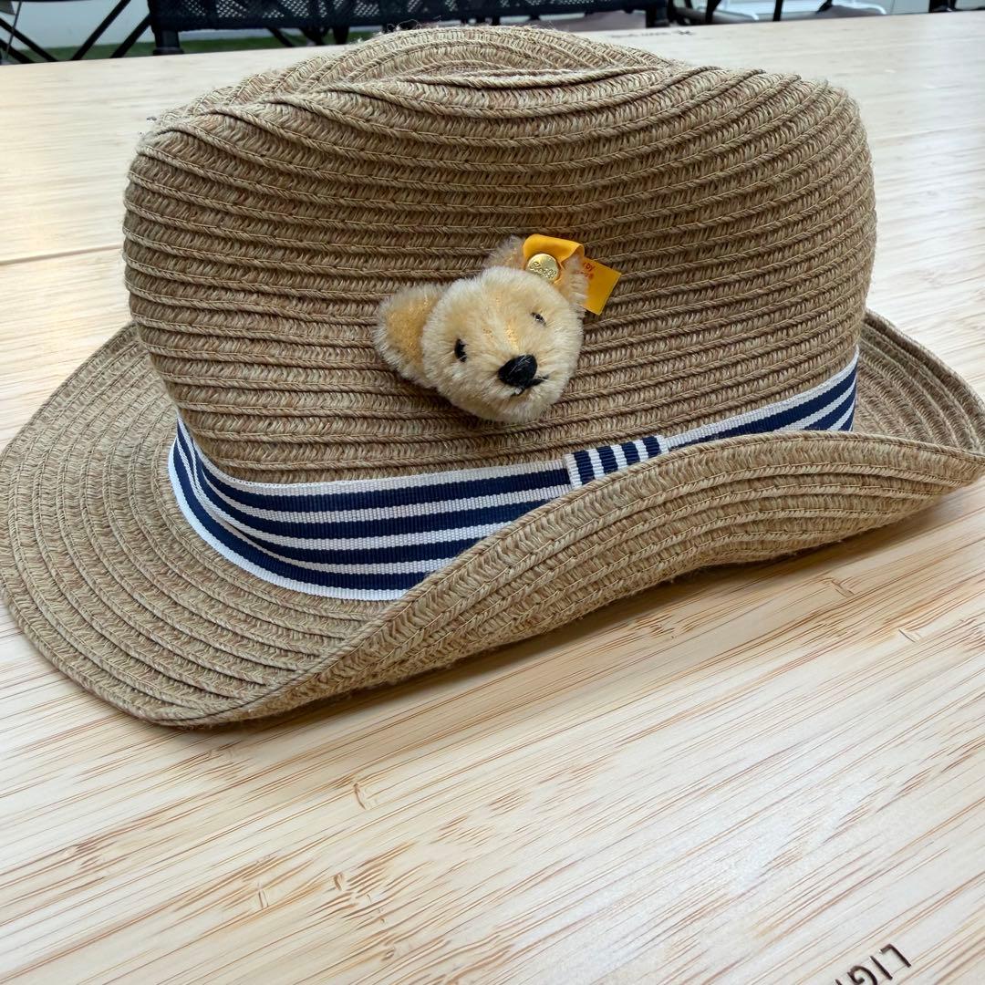 【ドイツ購入】シュタイフ テディベア ブローチ 希少 420818 ピンバッジ