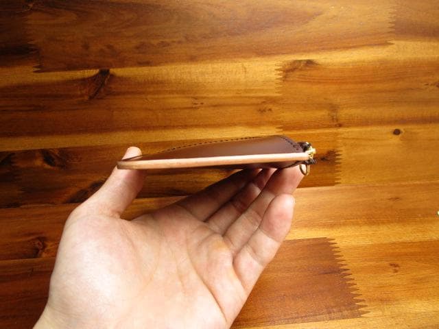 L字ファスナー ミニ財布 レーデルオガワ コードバン キャッシュレス ワイン 革