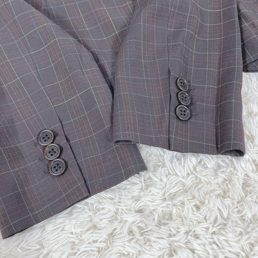 ポールスミス セットアップ スーツ 42パンツ ウール マルチカラー XL相当