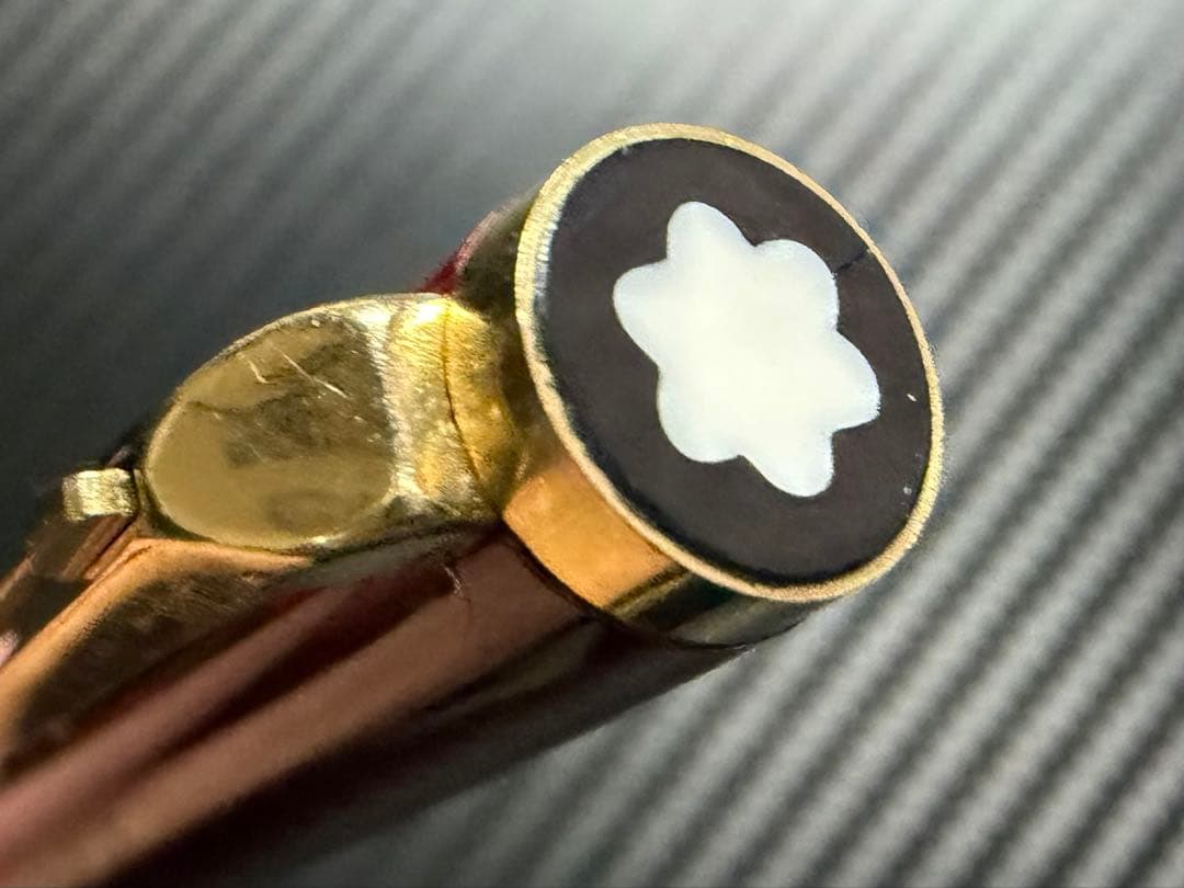 美品 モンブラン No.181 ボルドー ボールペン ハンマートリガー