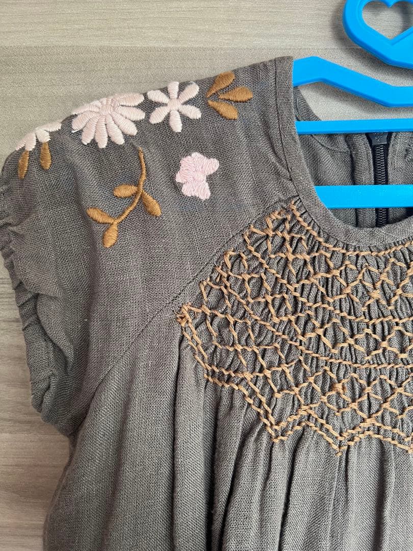 ワンピース 24Ss Apolina Maren dress wren 5-7y