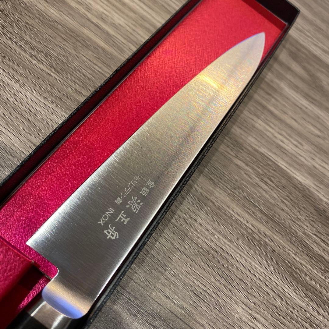 岐阜刃物源正舟ペティナイフ150ミリ共口金