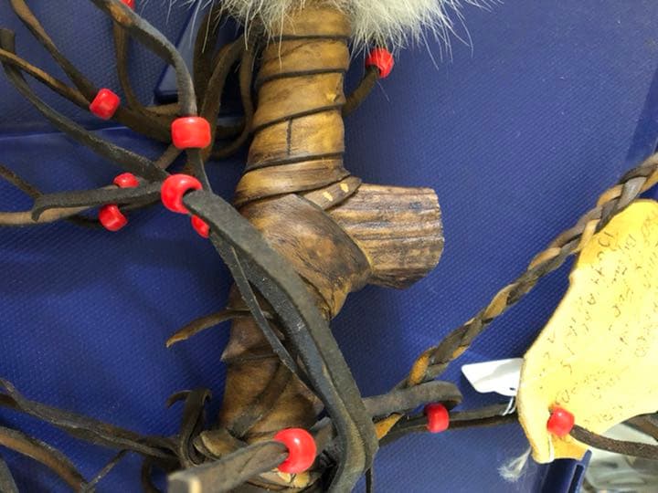 儀式用ピースパイプ ネイティブ・アメリカン・ハンドメイド65cm