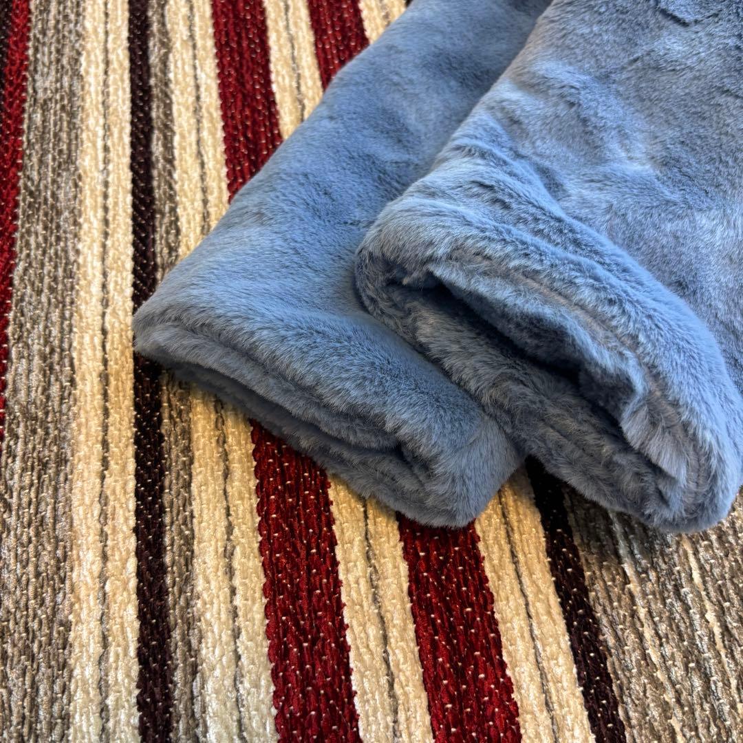 極美品　SON OF THE CHEESE FUR CARDIGAN ブルー　L