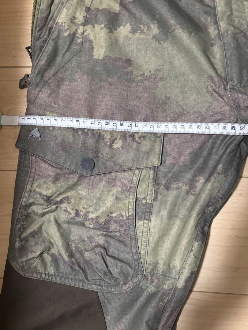 Burton迷彩スノーボードウェアビブパンツ