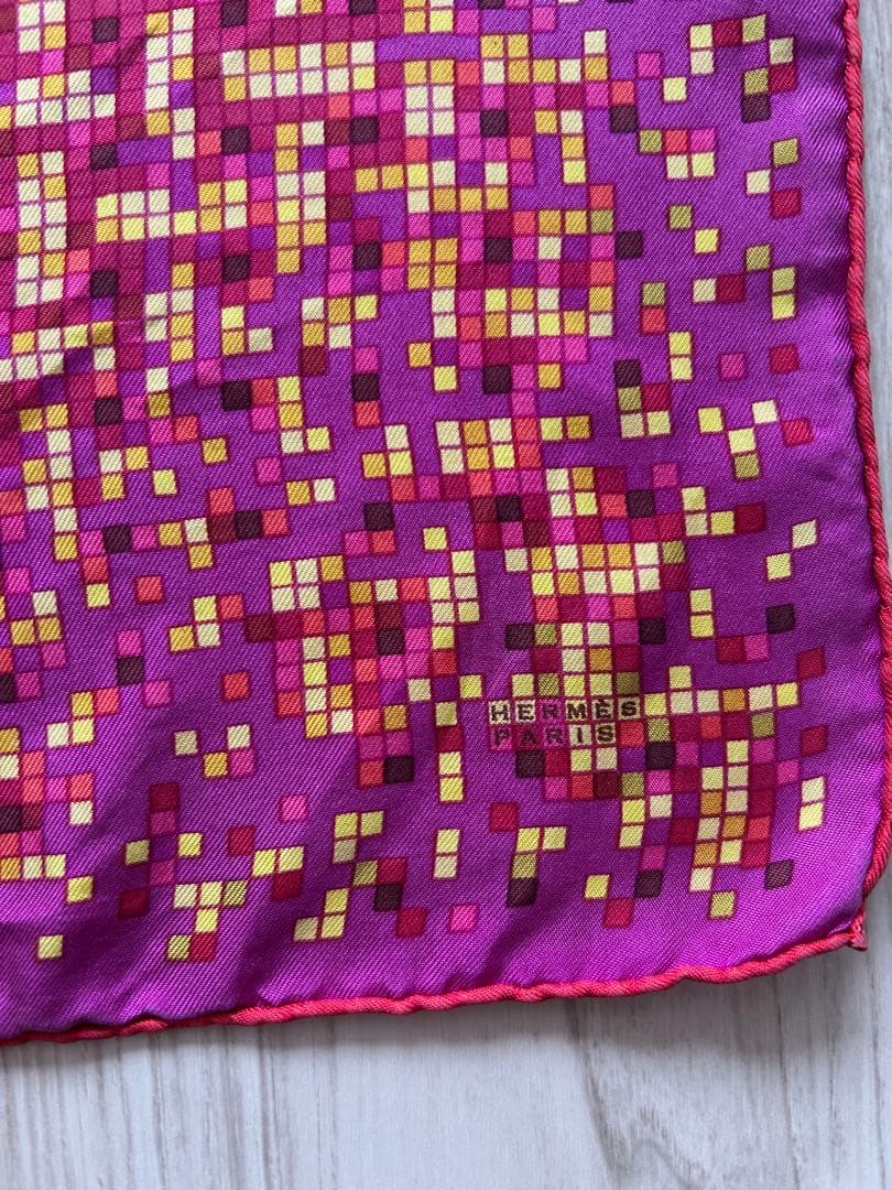 激安★エルメス★プチカレ40 モザイク24 ピンク