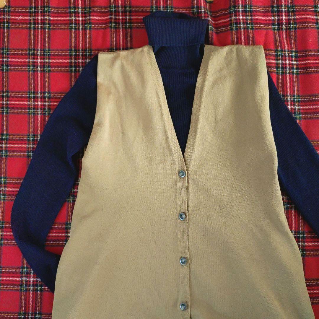 【ETRÉ TOKYO】フロントボタンニットオールインワン