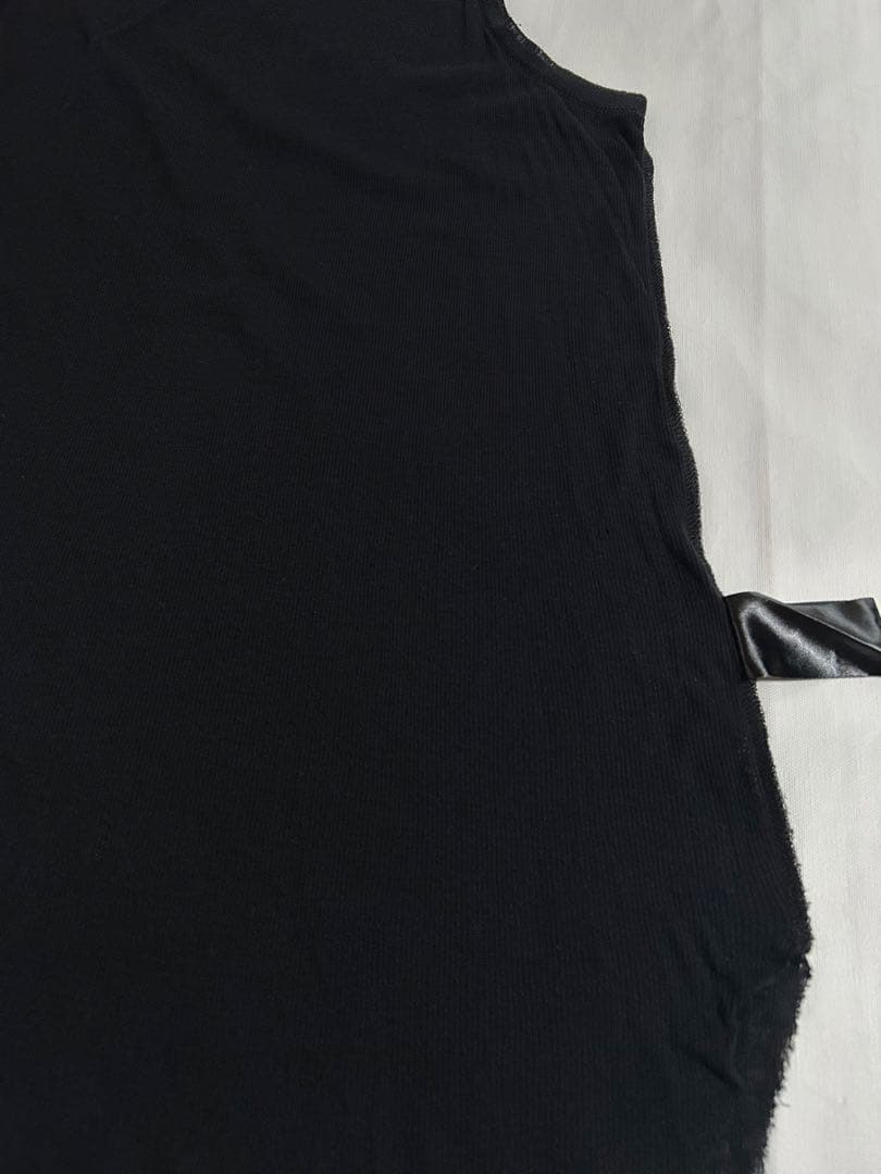 アンドゥムルメステール コットンカシミヤ リブタンクトップ ノースリーブ メンズ