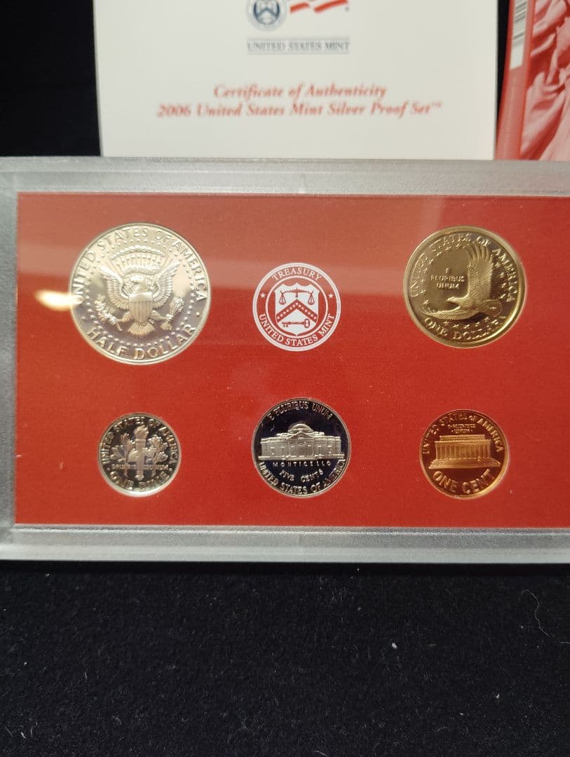 2006年 アメリカ 50州記念銀貨 シルバープルーフセット