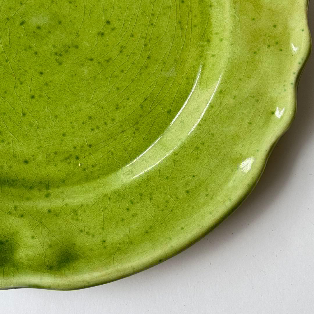 フランスヴィンテージ　南仏ヴァロリス　ディナープレート