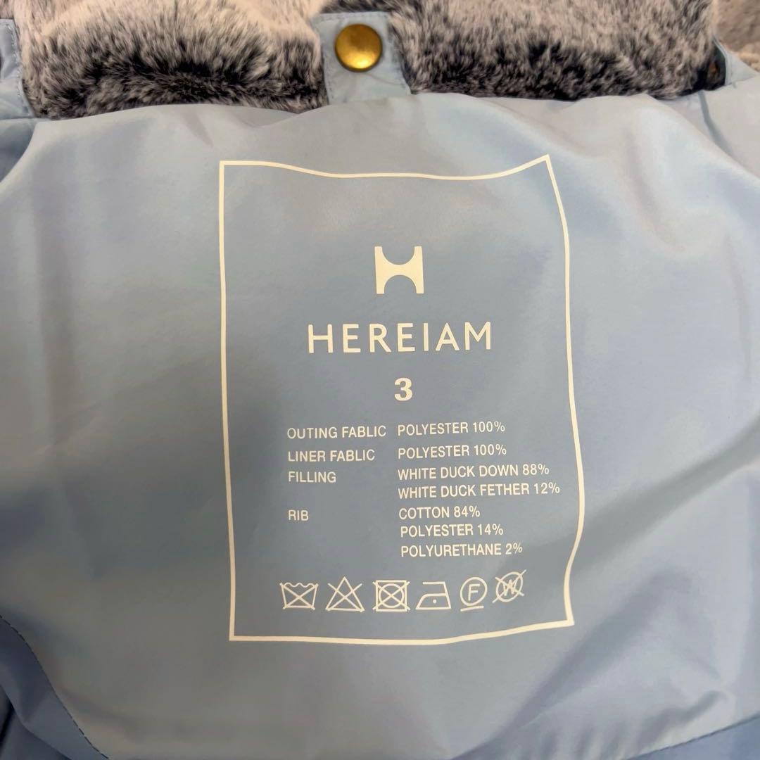 HEREIAM ファー付き ロングダウン ダウンジャケット　BAYFLOW
