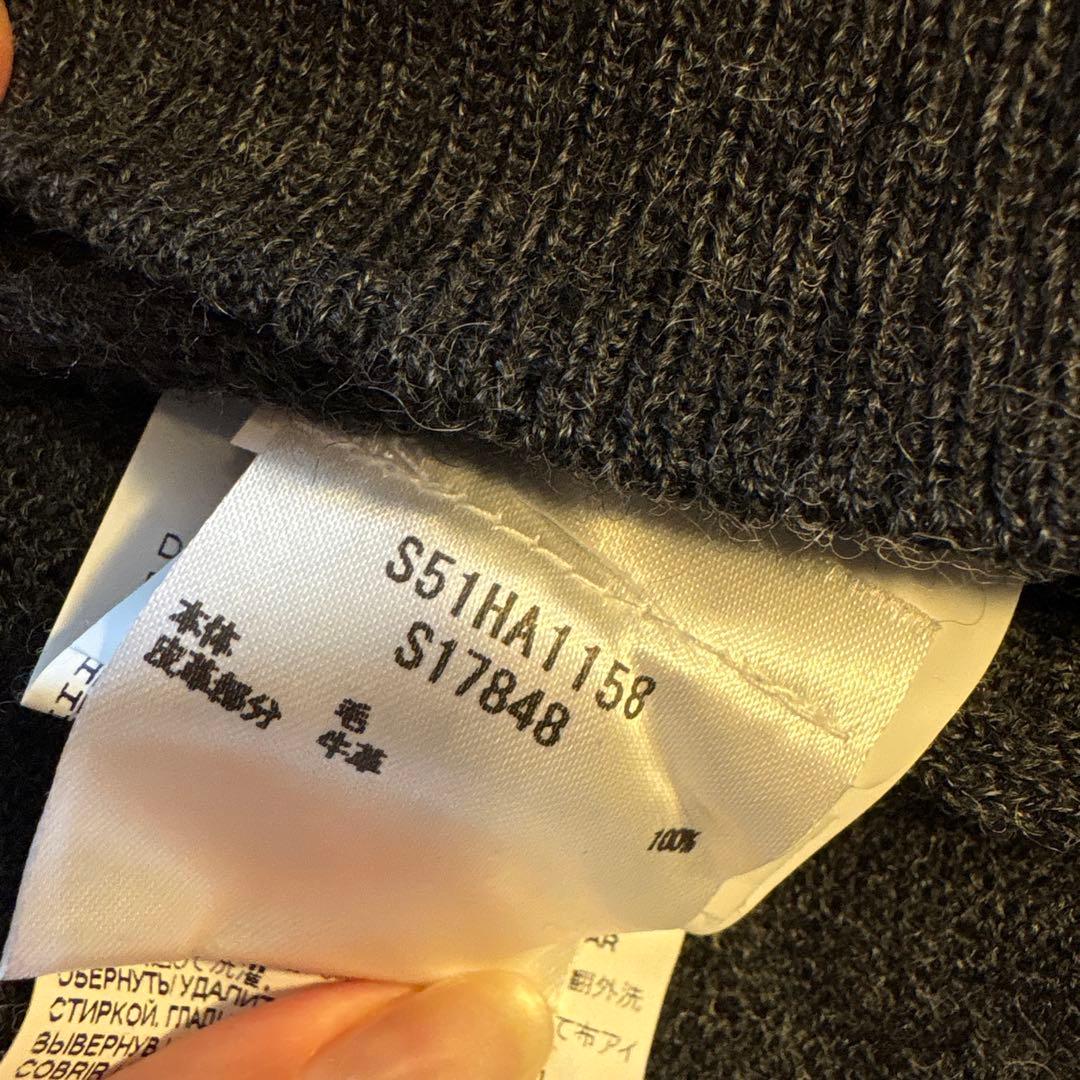 美品 メゾンマルジェラ エルボーパッチニット XS