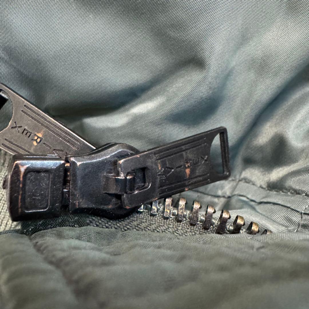 AVIREX スヌーピー コラボ MA1 ボンバージャケット セージ L