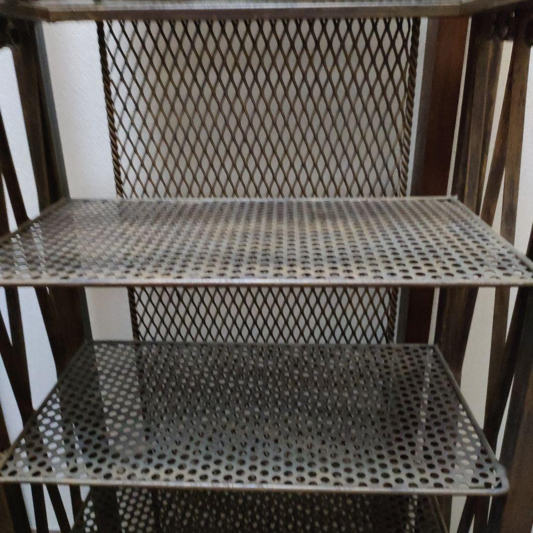 激レア　アイアンラック　薔薇飾りラック