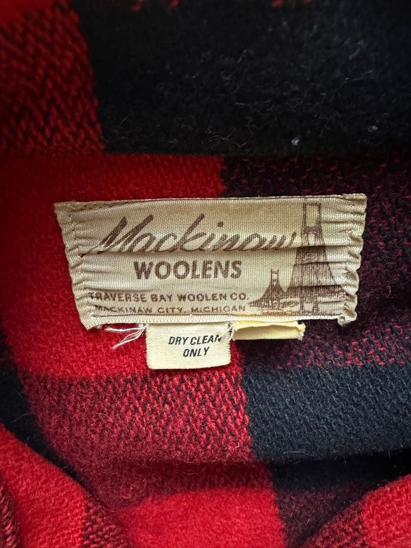 バッファロージャケットTALON 50s 50年代 Mackinaw