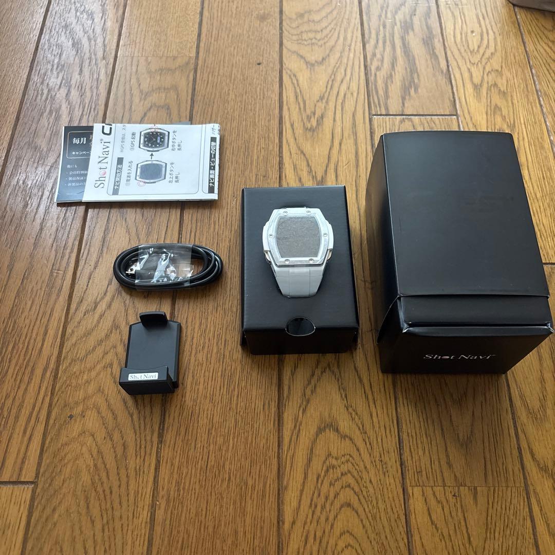 【新品】ShotNavi Crest 画面フィルム未剥がしゴルフ用GPSウォッチ