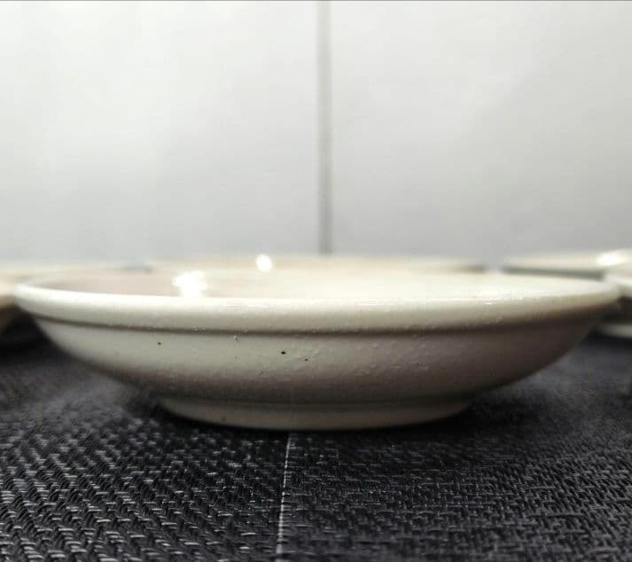 有田焼 藍色 お魚柄 ご飯お茶碗 おまけ付き 京窯 小皿 箸置き