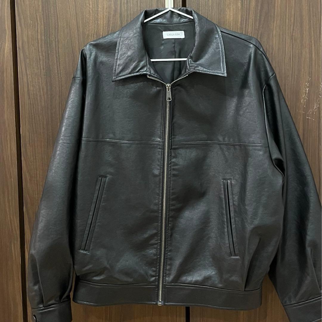 レザーオーバージャケット