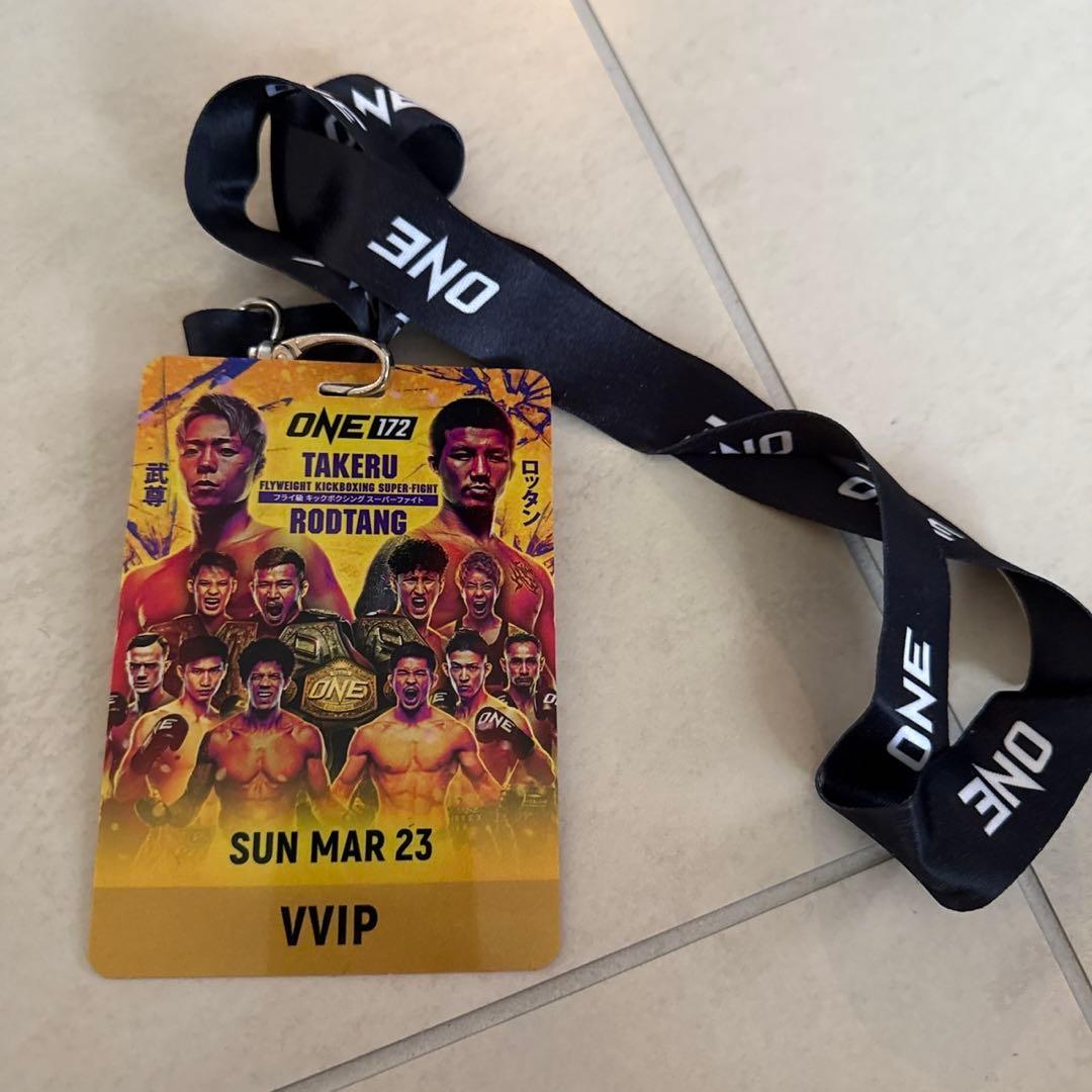 ONE 172 武尊vsロッタン vvip席 限定グッズ
