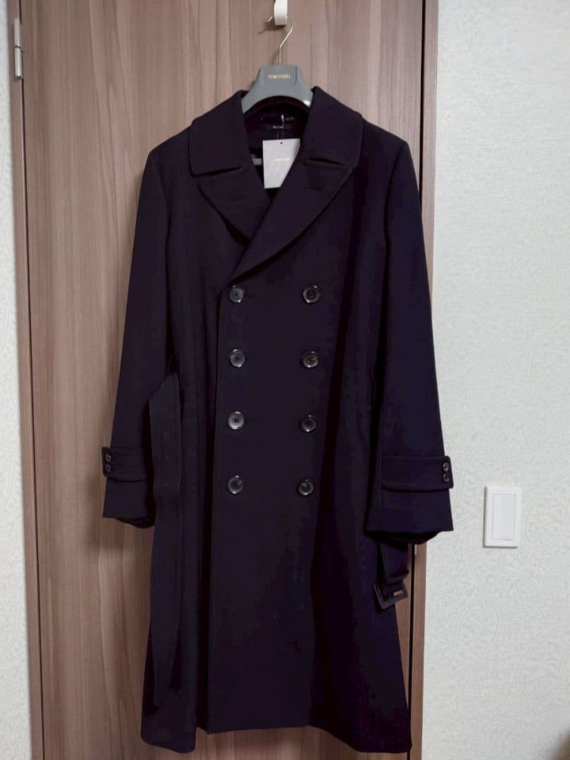 TOMFORD　トムフォード　トレンチコート　メンズ サイズ　52 ブラック