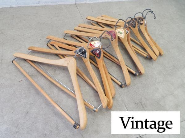 アメリカンヴィンテージ■US■木製ハンガー■10個セット■アパレル/古着屋■