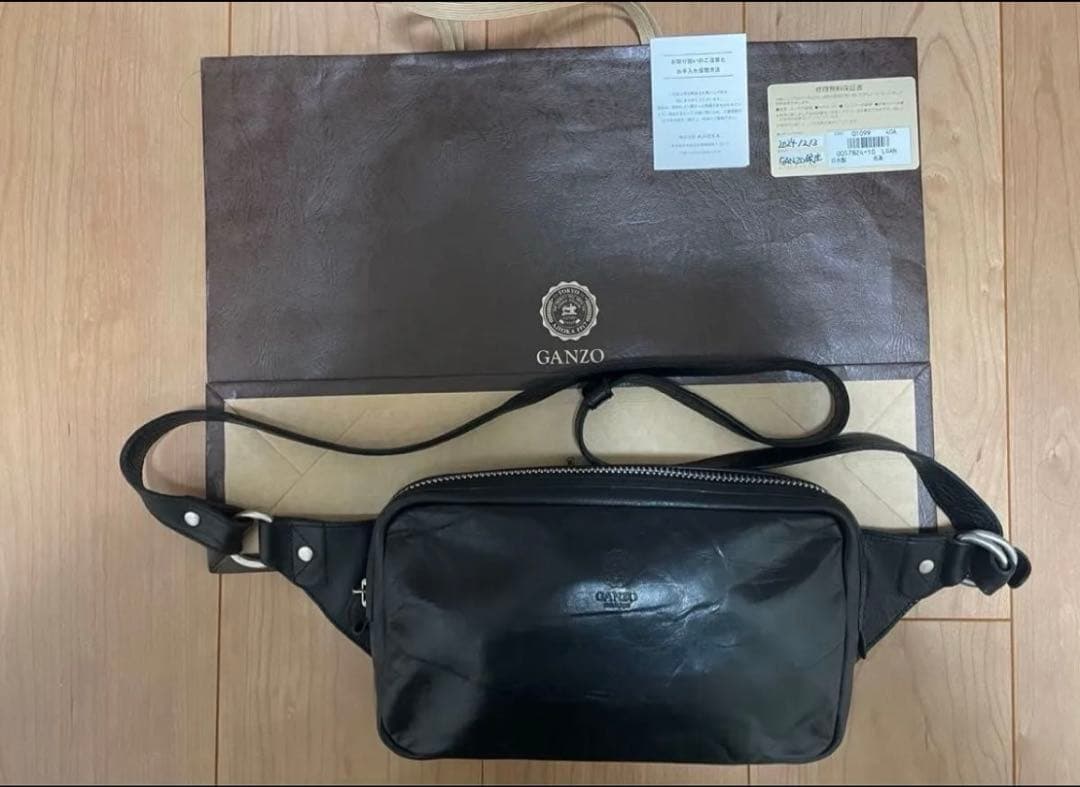 GANZO ガンゾ　SACCHETTO4 (サケット4) ボディバッグ　絶版品