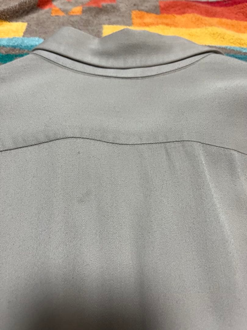 50s レーヨンギャバジンシャツ